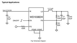 ͬDC/DC(wn)-WD1038DH-bDFN2x2-8L