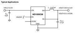 DC-DCD(zhun)Q-WD1050C08-bCSP-6L