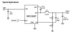 28V 2A DC/DC׃Q-WD1502F-bTSOT-23-6L