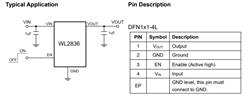 WL2836D- PSRR  CMOS LDO