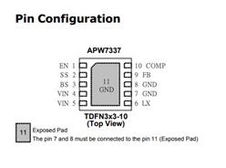 ANPEC/ï_(d)-APW7337-3A 24V 340kHzͬD(zhun)Q