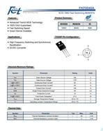  Fet| FKF0048A NϵMOSFET