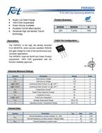 | FKR3031 Pϵ30V_P(gun)MOSFET