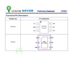 LPSemi΢Դ LP3321B6F ׹LED(q)(dng)оƬ